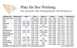 schulferientabelle